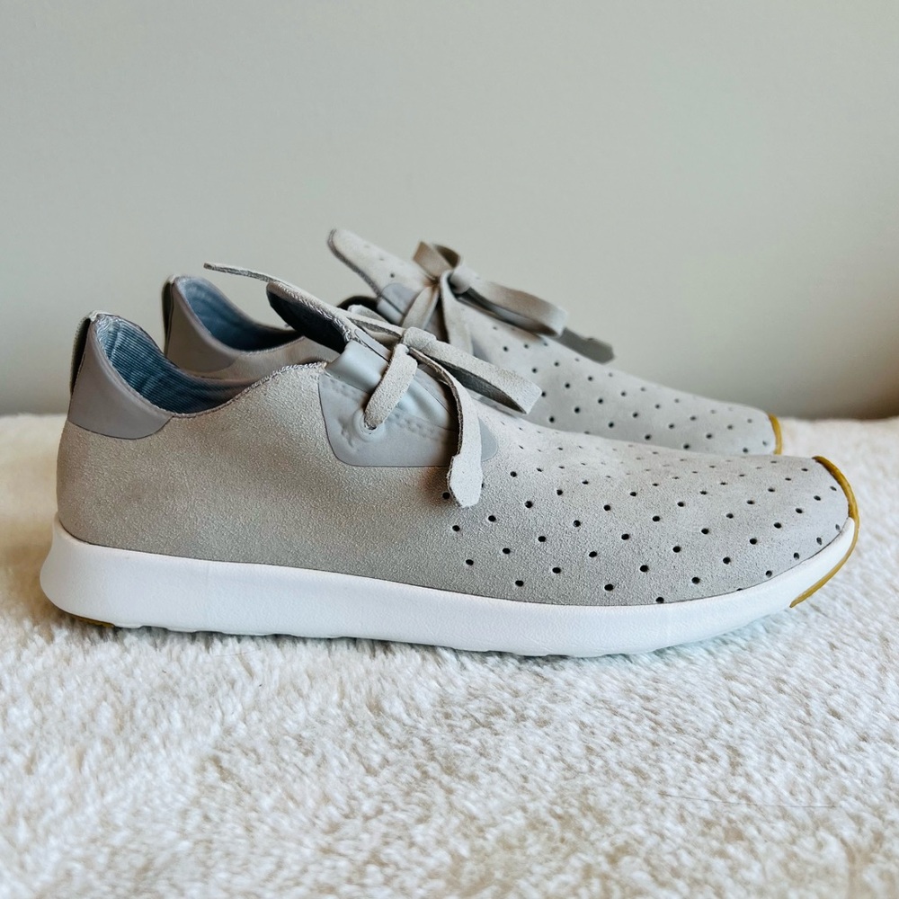 NATIVE Apollo Moccasin Slip On Runners Gray Size 5